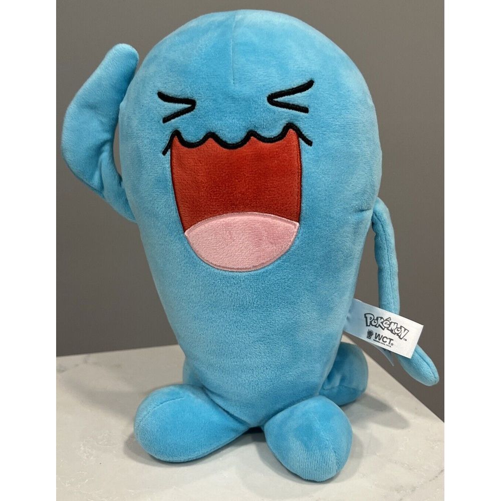 Pokemon Wobbuffet Plush 10 Inch Stuffed Animal Toy Excellent Pre Owned Condition